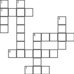 ways of moving Crossword Grid Image