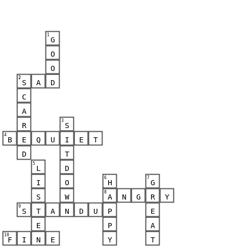 Unit 1-4 Crossword Key Image