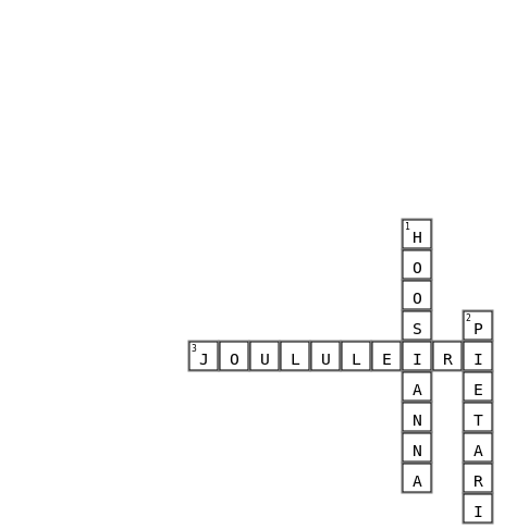 pähkinä Crossword Key Image
