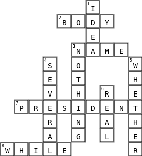 decode your puzzle Crossword Key Image