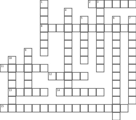 Science 601 Crossword Grid Image