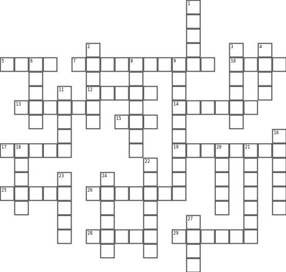 7a Crossword Grid Image