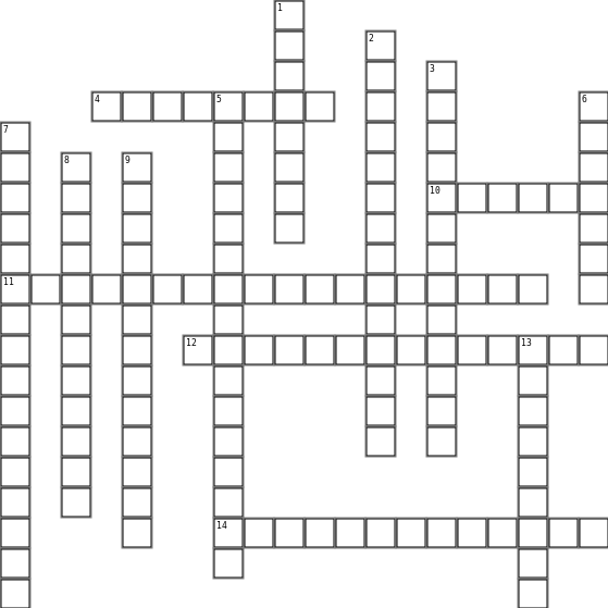 Cybersecurity Crossword Crossword Grid Image