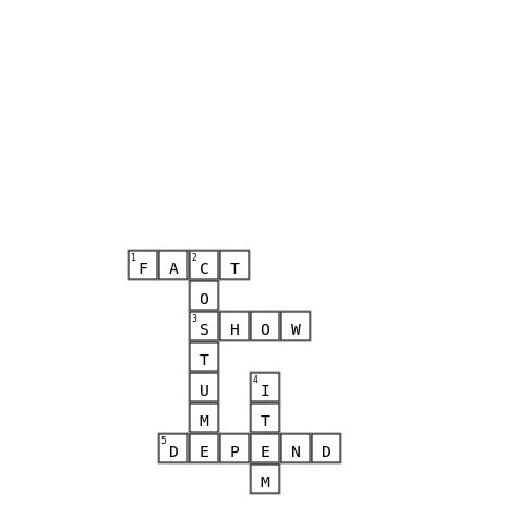 word game Crossword Key Image