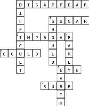 Spellings Crossword Key Image