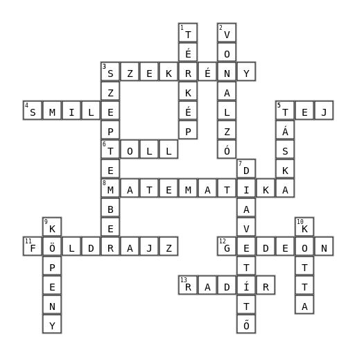 Sulibuli Crossword Key Image