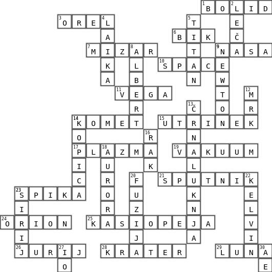 t3 Crossword Key Image