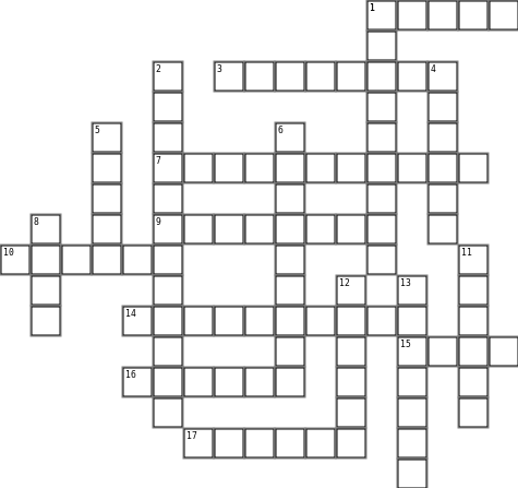 De Compras Crossword Grid Image