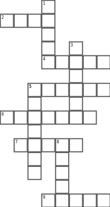 list of things Crossword Grid Image