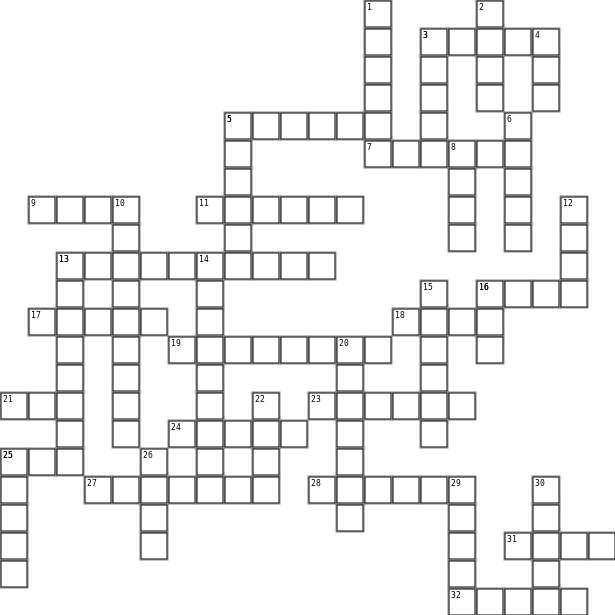 FIRST GRADE Crossword Grid Image