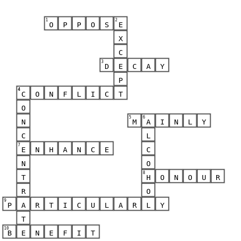 unit6 Crossword Key Image