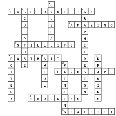 Express yourself Crossword Key Image
