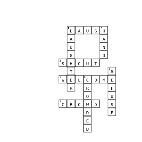 NCE l9 Crossword Key Image