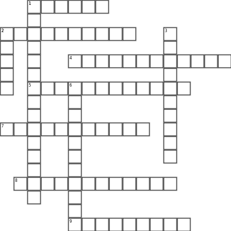 Daily Routine Crossword Grid Image