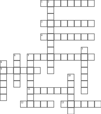 Review 5-21 Crossword Grid Image