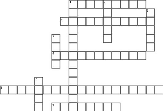 Disney Channel Trivia  Crossword Grid Image