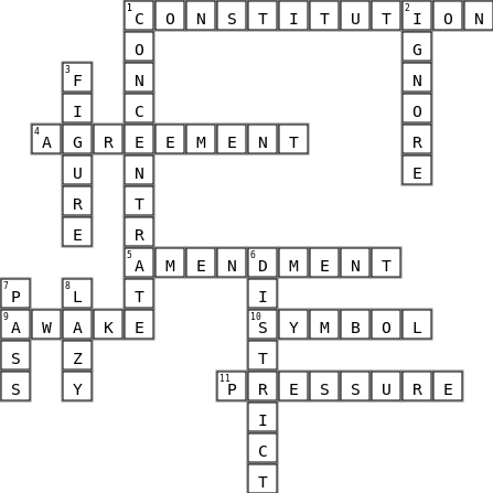 Crossword Puzzle Crossword Key Image