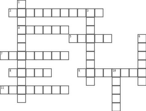 All About Jessica and John Crossword Grid Image
