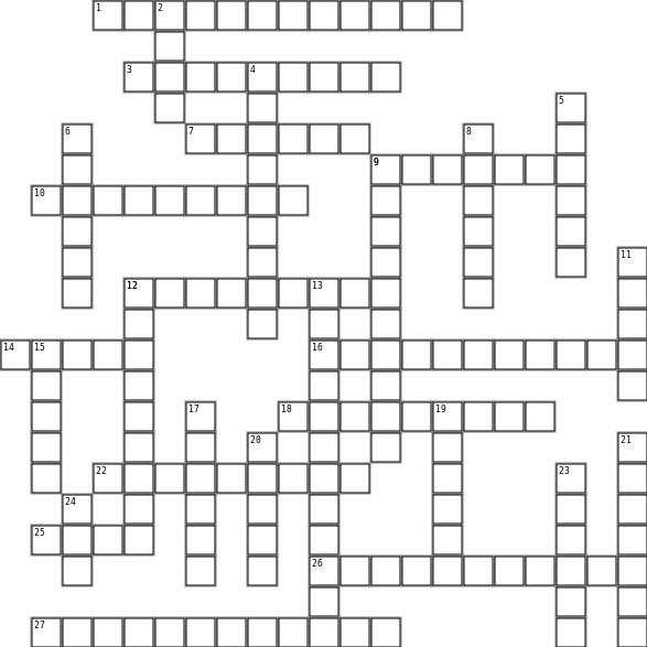 Layers of the Earth Crossword Puzzle 2 Crossword Grid Image
