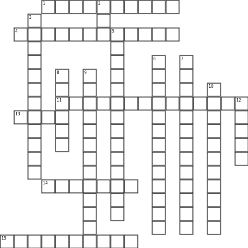 Stress_Crossword Crossword Grid Image