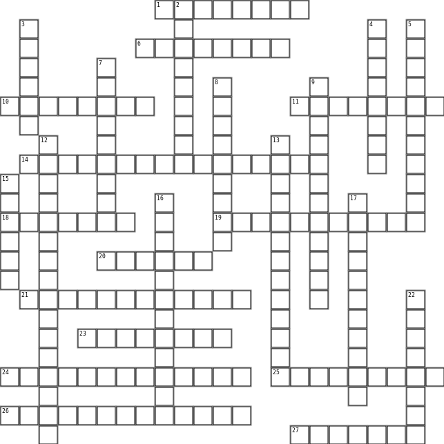 дискретка Crossword Grid Image