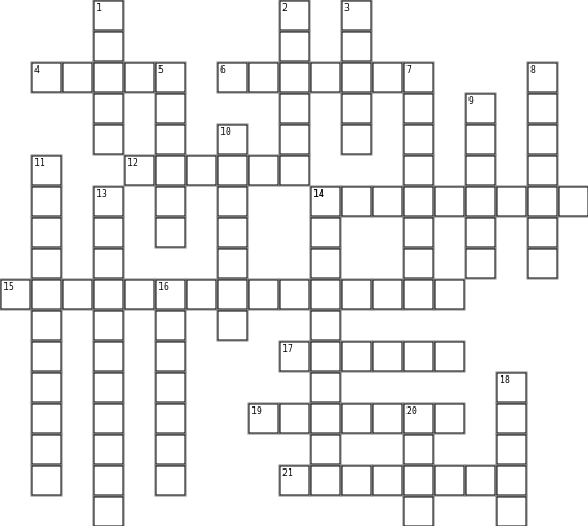 The Patronis Puzzle Crossword Grid Image