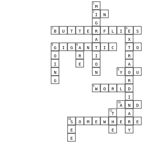 PUZZLE PRESENT Crossword Key Image