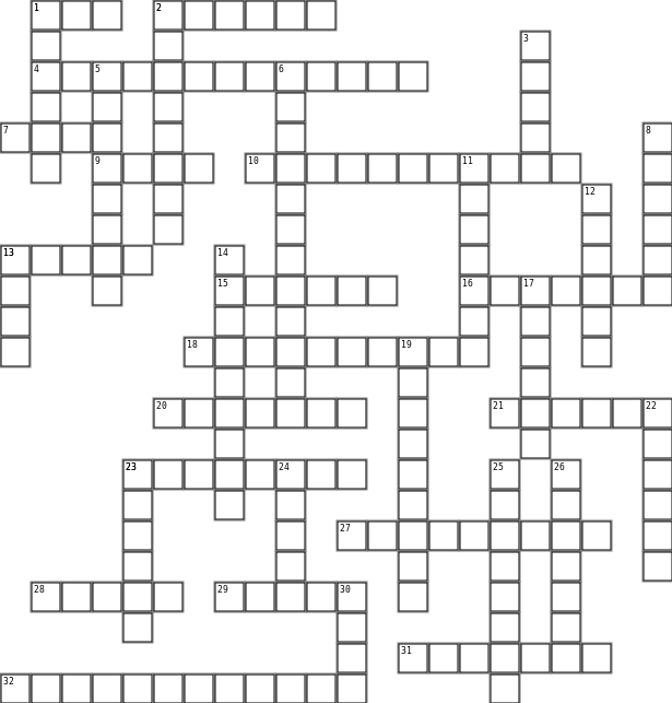 the old testament Crossword Grid Image