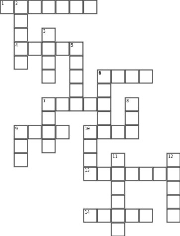 U1 Farm Animals Crossword Grid Image
