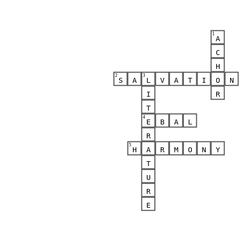 SS Crossword Key Image