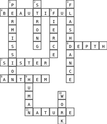 RHE Crossword Puzzle Crossword Key Image