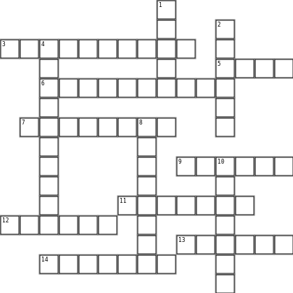 1 Crossword Grid Image