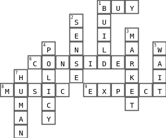 page 14 Crossword Key Image