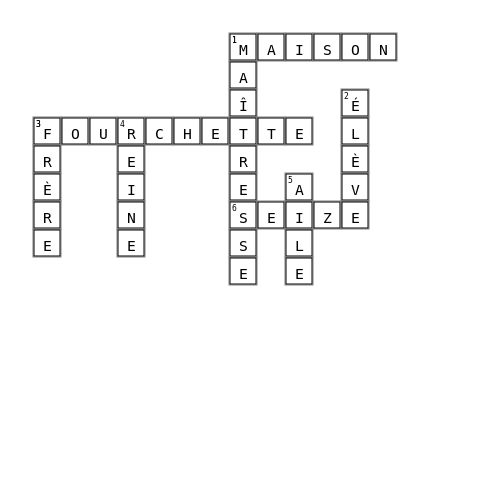 Son [è] Crossword Key Image