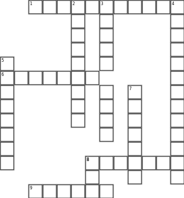 Holiday Crossword Grid Image