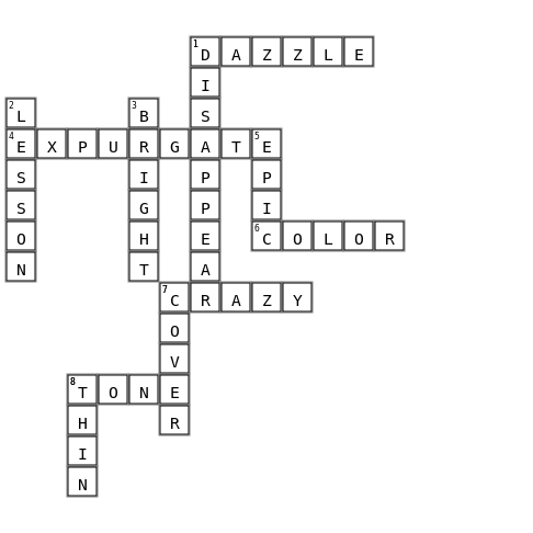 free Crossword Key Image