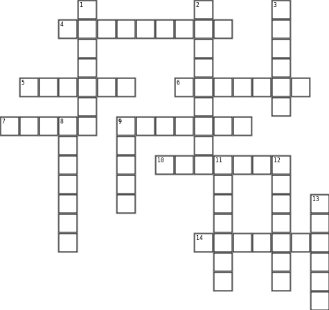 123 Crossword Grid Image