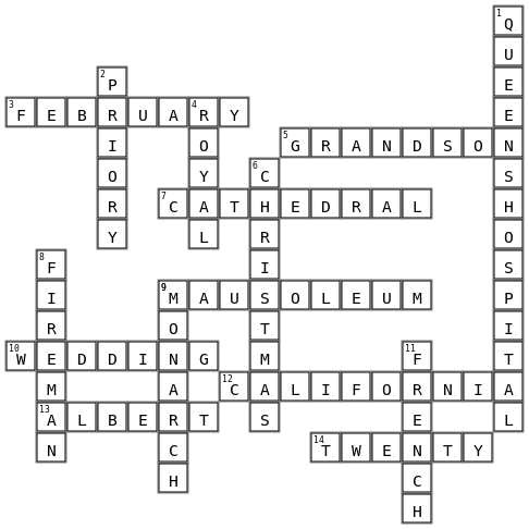 Liholiho paina Crossword Key Image