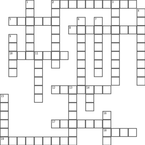 Sej Test 1 Crossword Grid Image